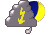 various clouds , isolated showers and thunderstorms various clouds , isolated showers and thunderstorms
